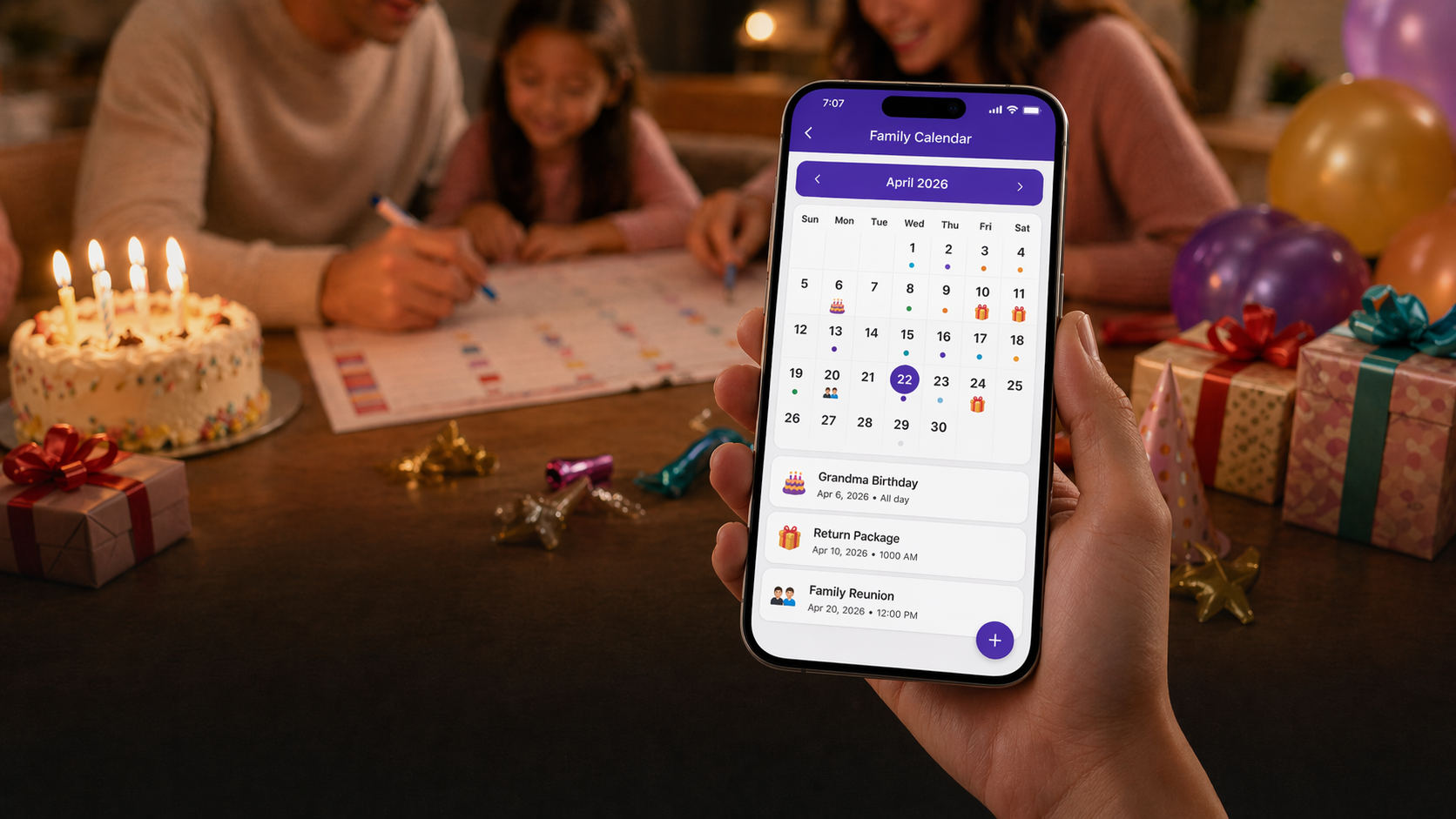 Family calendar